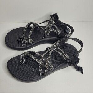 Chaco ZX/2 Dual Strap Classic Sandals Boost Black Chevron Stripe size 11 Womens